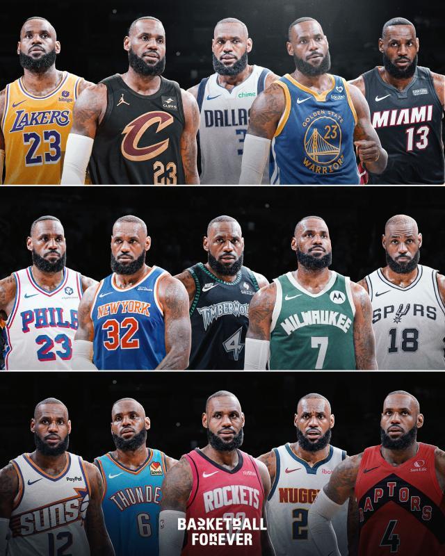 九游体育-真正的巡演？网友提议詹姆斯下赛季依次签约30队